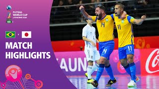 Brazil v Japan | FIFA Futsal World Cup 2021 | Match Highlights