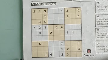 Enjoy this easy Medium Sudoku puzzle (with a PDF file) 05-04-2019
