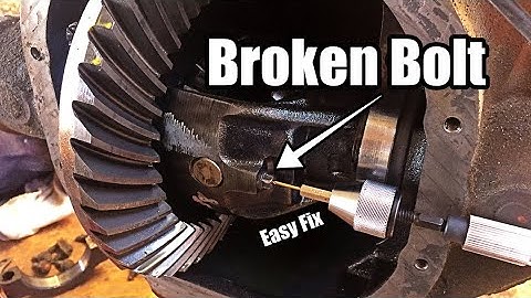 8.8 Differential cross pin bolt broke? EASY DIY KIT for many rearends that need a broken bolt fixed.
