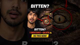 “Bitten by a Snake? 1 Mistake Can Kill You ⚠️ #SnakeBite #FirstAid #Survival #Shorts”