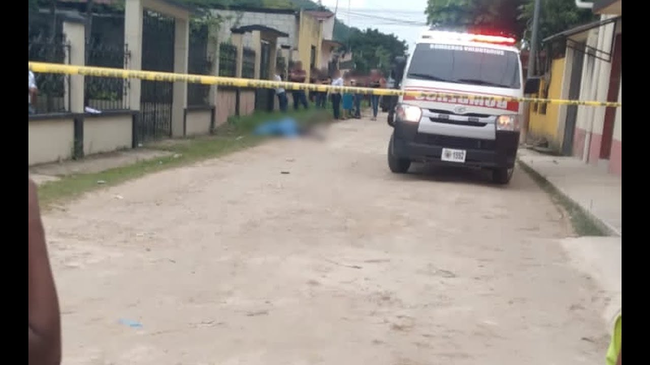 Hombre asesinado a balazos en barrio San Isidro, Poptún - YouTube