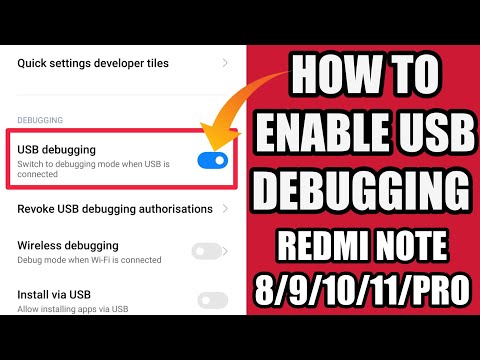 Redmi Note 11 - How To Enable Developer Options and USB Debugging