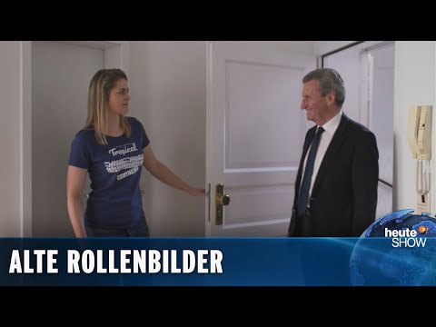 Die Quarantäne-WG (4): Günther Oettinger zu Gast bei Hazel & Fabian | heute-show vom 05.06.2020
