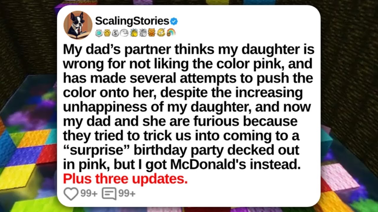 My Dad’s Partner Thinks My Daughter Is Wrong for Not Liking the Color Pink, and Has | Reddit Updates