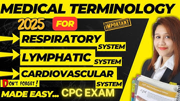 Medical Terminology Made Easy! Respiratory, Lymphatic & Cardiovascular System Explained | CPC Exam