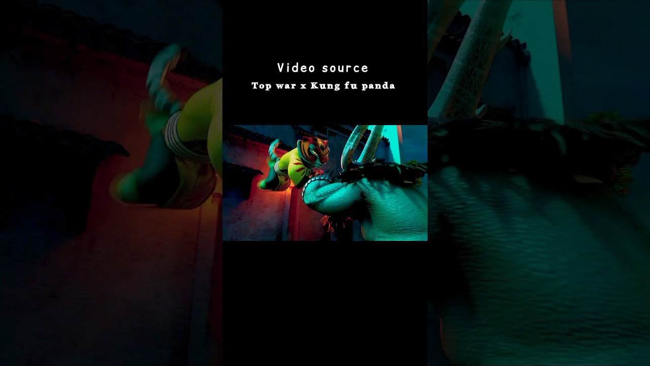Kung fu panda x Top war game short video 