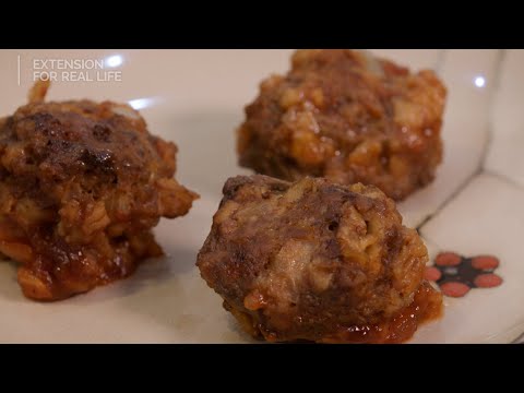 Food Factor: BBQ Venison Meatballs