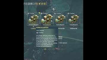 Void relics In a nutshell