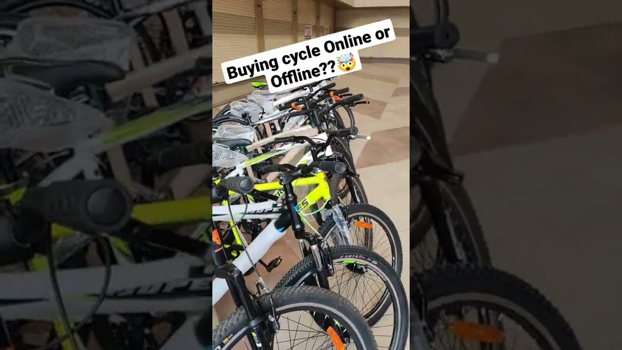 Buying Cycles ONLINE or OFFLINE #shorts