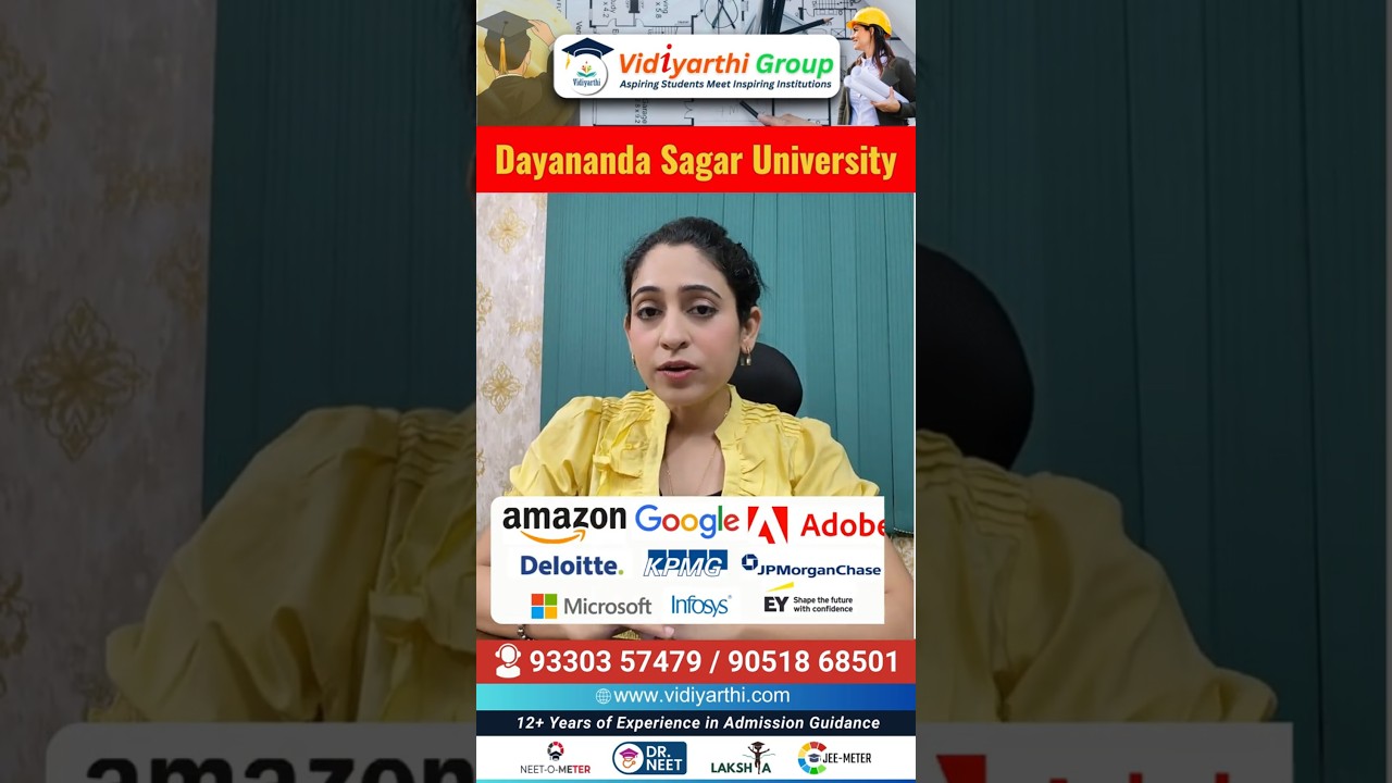🏦Dayananda Sagar College of Engineering – B.TECH Destination - Seats  Limited  #admissionguidance