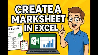 How to make a mark sheet in ms excel