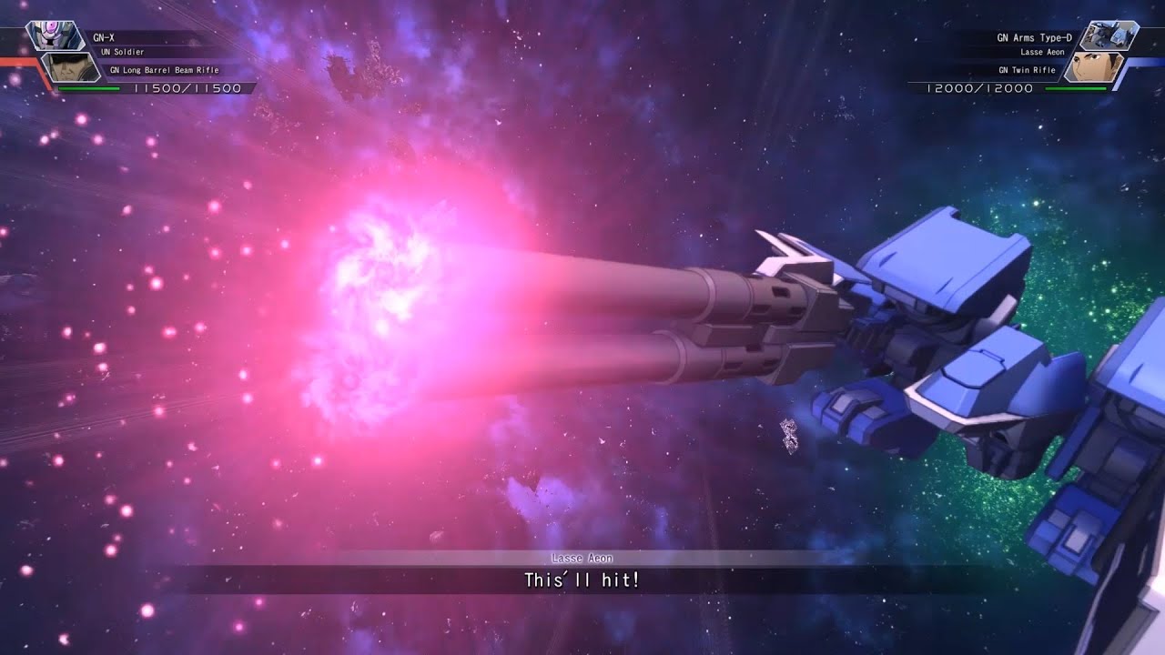 SD Gundam G-Generation Cross Rays - GN Arms Type-D All Animations