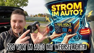 Praktischer 220V Wechselrichter Für Den 12V Zigarettenanzünder Im Auto So Nutzt Du Ihn Richtig