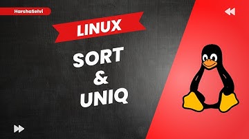 Linux Sort & Uniq | Tamil | HarshaSelvi