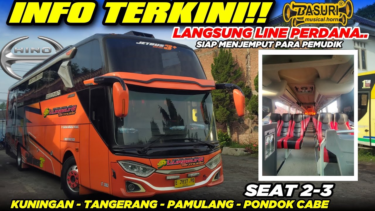 P.O LURAGUNG TERMUDA KEMBALI DATANGKAN ARMADA NEW JETBUS 3+ SHD VOYAGER!! JALURNYA PATAS PAMULANG