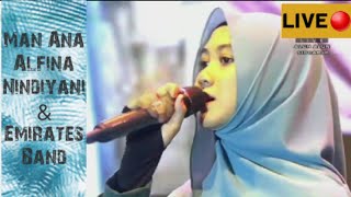 Man ana || Alfina Nindiyani ft Emirates band || Live Sidoarjo