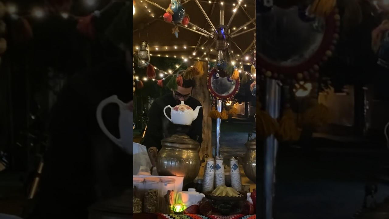 Found a beautiful tea shop near Ferdoos Garden. 