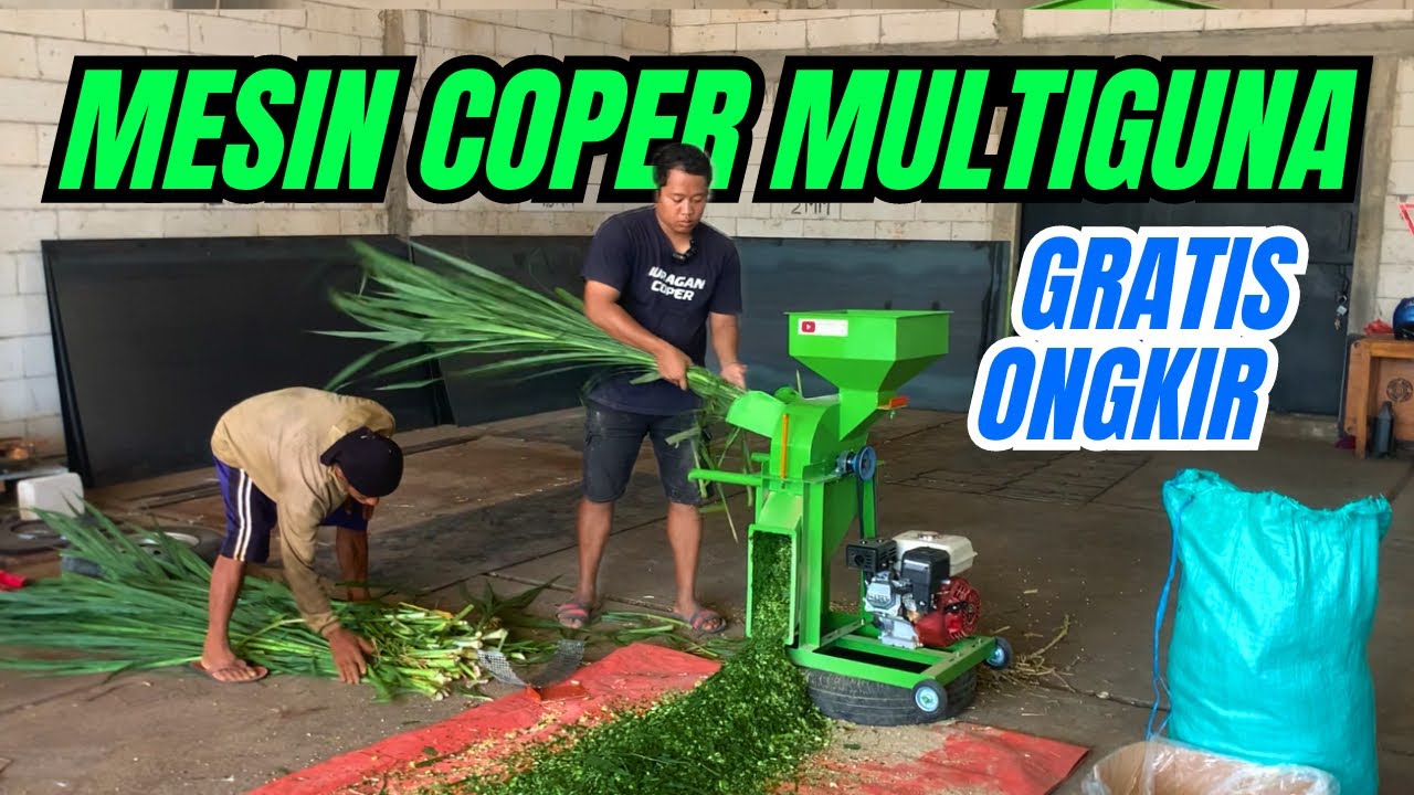 Mesin Coper Multifungsi Hasil Cacahan Rumput Tidak Berair SANGAT DI ...