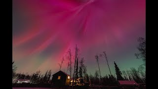 Red Aurora Timelapse