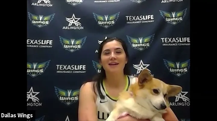 That time Megan Gustafson brought her Corgi to Dal...