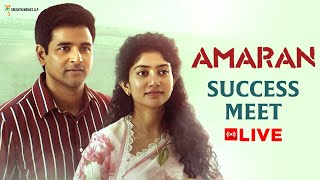 Amaran - Telugu Success Meet LIVE | Sivakarthikeyan | Sai Pallavi | GV Prakash | Sreshth Movies