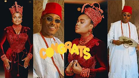 Congratulations to Mr.& Mrs Egbuson: Bimbo Ademoye and Timini Egbuson finally did it🥰#trending 