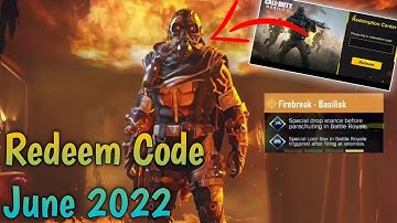 June 2022 Redeem Code Codm | New Redeem Code Codm | Codm Codes 2022 | Today Redeem Code Codm