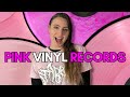 Showing off all my PINK VINYL RECORDS 🩷