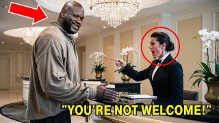 Receptionist Humiliates Big Shaq, Then Learns He Owns the Hotel!
