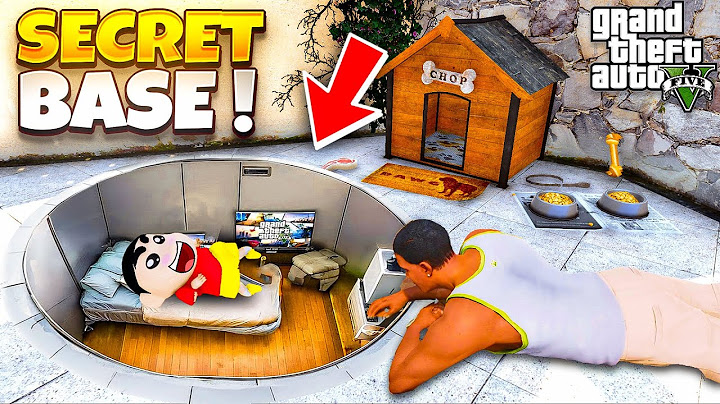 GTA5: Shinchan & Franklin Found Secret Underground Base near Chop House In GTA 5 | Secret House GTA5