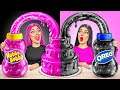 Black vs Pink Cake Decorating Challenge | Funny Situations by Multi DO Challenge