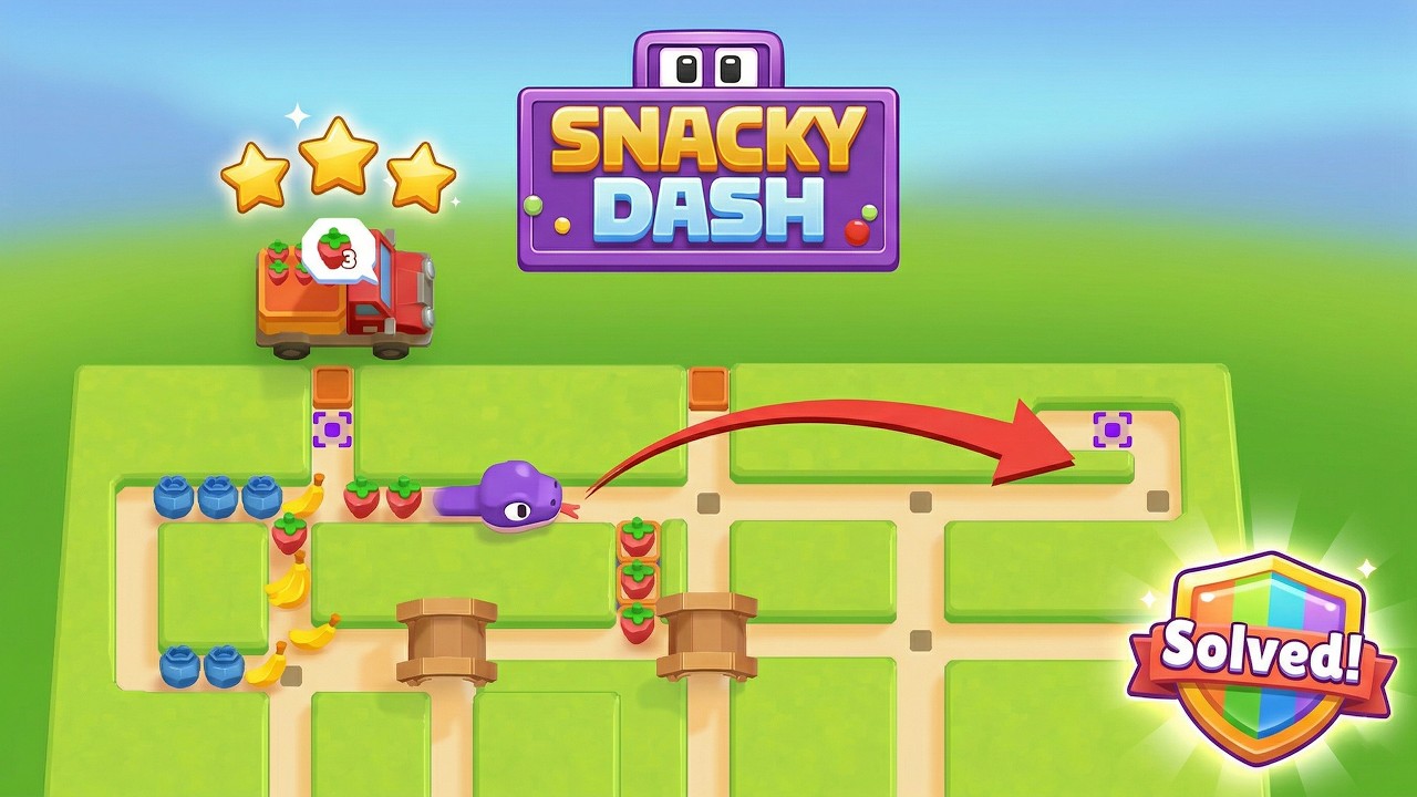 Snacky Dash All Levels 1-10 Complete Walkthrough & Solutions! (2026) 🍩 ...