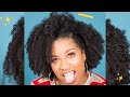 How to define kinky frizzy and coarse type 4 hair  no gel