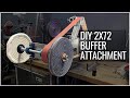 2x72 Belt Grinder Buffing Wheel Attachment Build