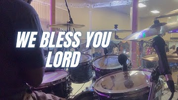 CRAZY FLOW ON “We Bless You Lord” || DRUM CAM (BAND MIX) #gospel#drumcam
