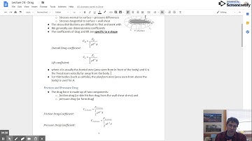 Lecture 24   Drag   Part 1