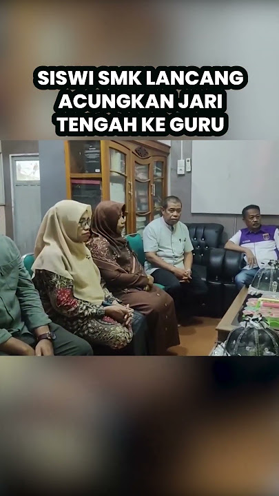 VIRAL SISWI Acungkan Jari Tengah ke Bapak Guru di Gowa, Nasibnya Berakhir Miris