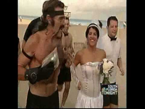 NBC Running Raven Run Wedding - First ceremony whi...