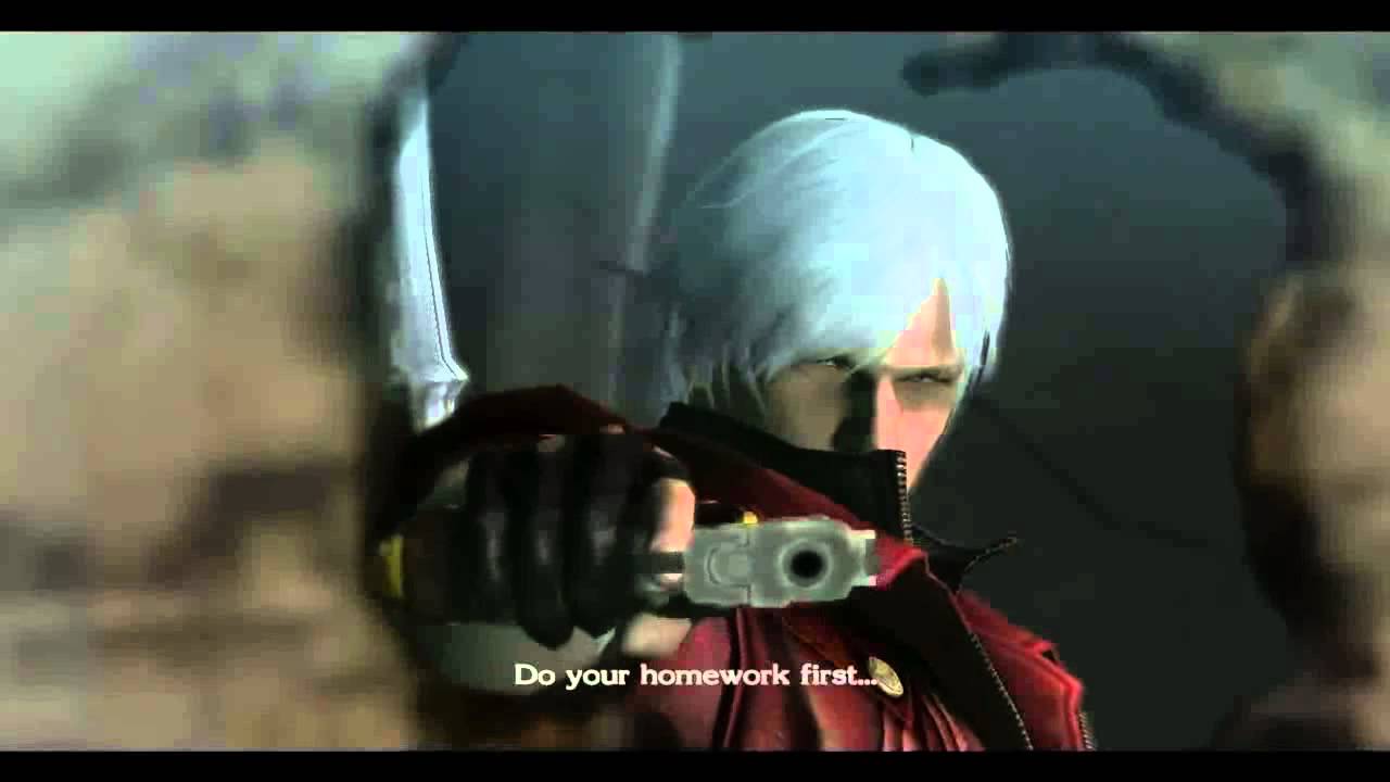 dante devil may cry do your homework first