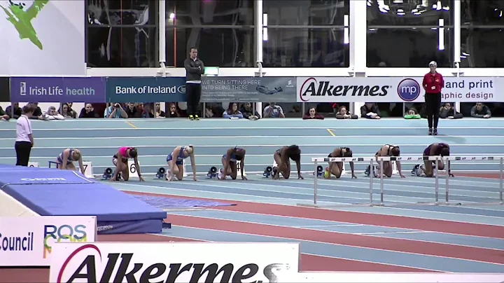 Christina Manning wins 60m Hurdles Women Final AIT...