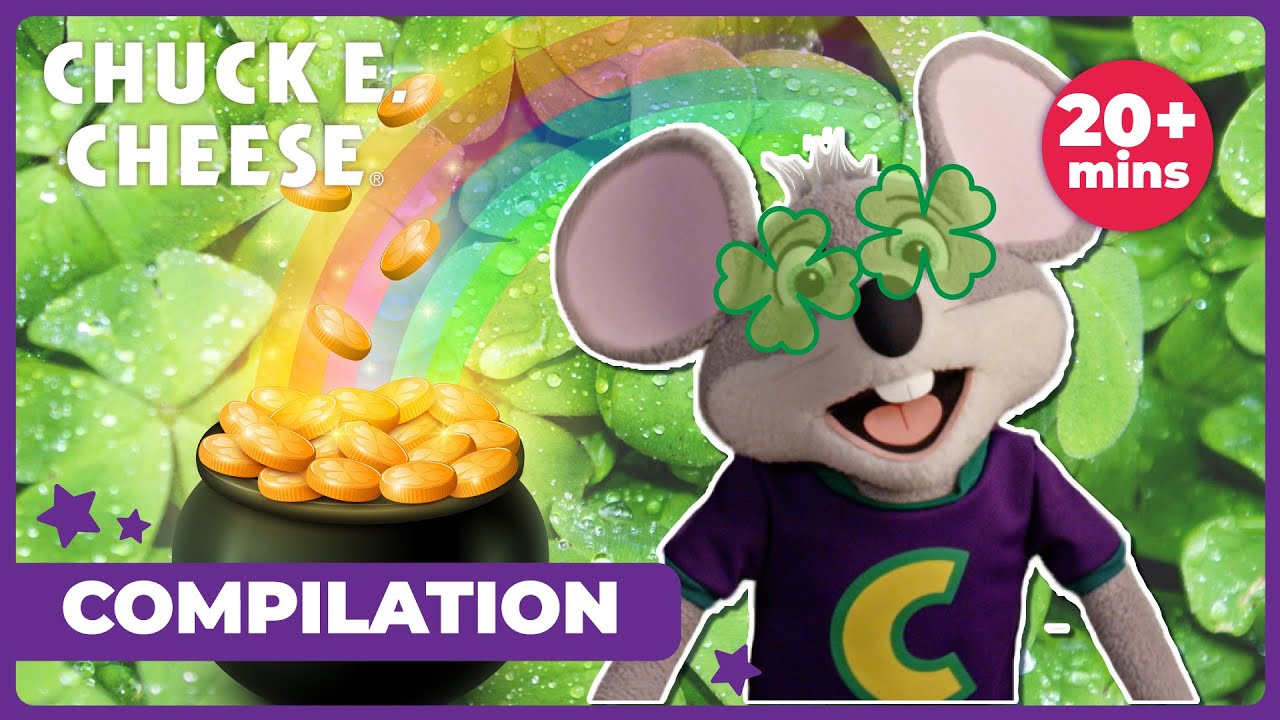 🍀🐭 LUCKY CHEESE! Celebrate Saint Patrick's Day💚🎉 with Chuck E. Cheese | Compilation
