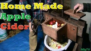 Home Apple Cider Pressing