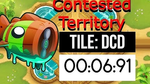 BTD6 || Contested Territory || in 00:06:91 || Bloonarius || tile: DCD