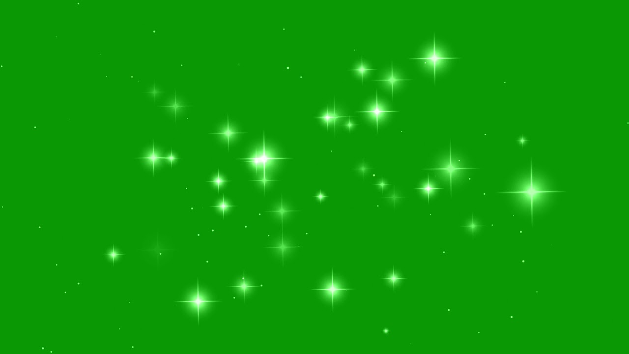 Green Screen Animation Sparkle Movement Glitter Shine Lights footage