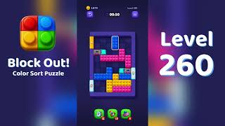 Block Out Level 260 Walkthrough 🧩 | All Levels Solution | Mini Boss