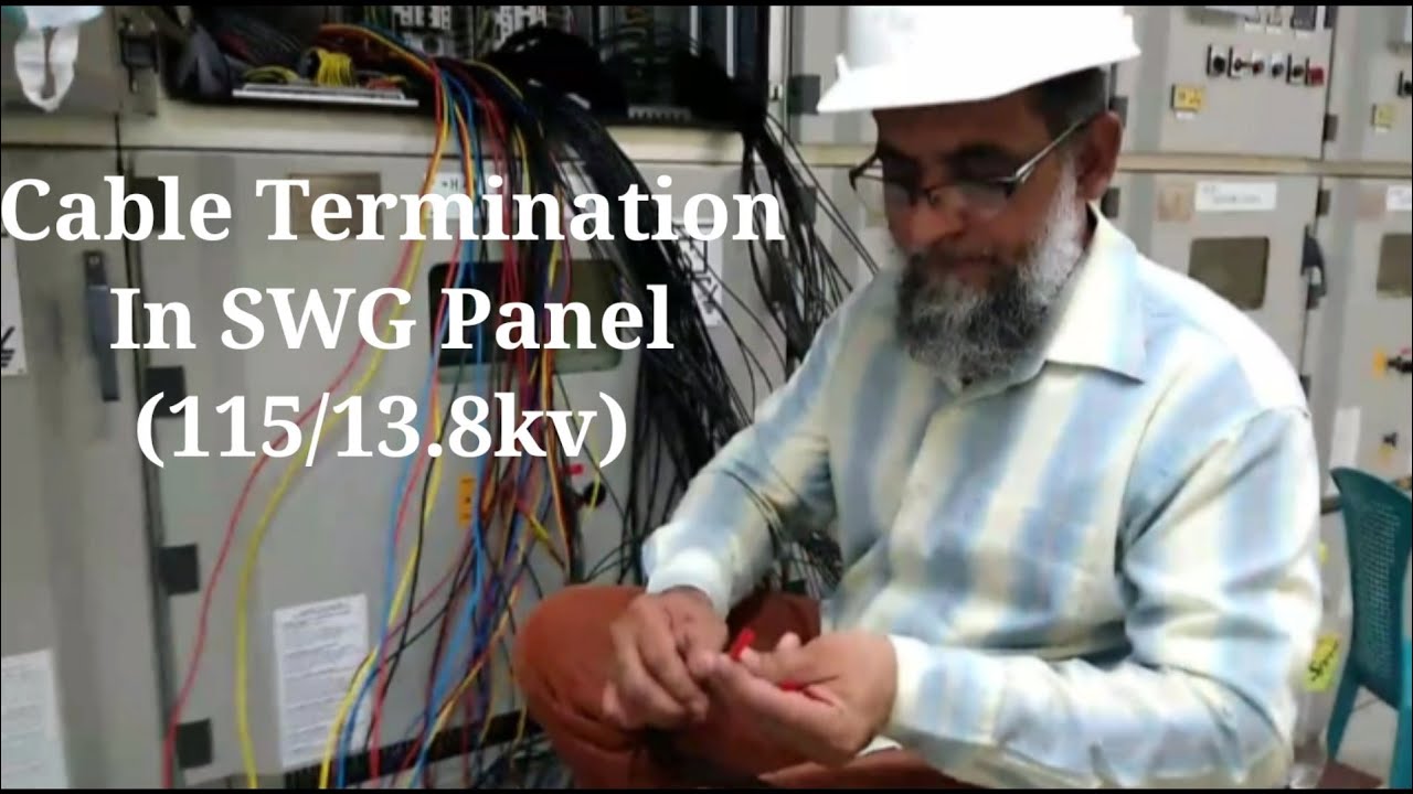 115/13.8 kv SWG Panel Termination || Control cable termination in swg ...