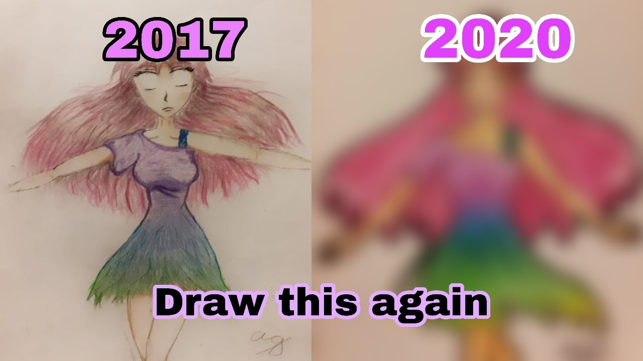 Redibujando - Draw this again Challenge - YouTube