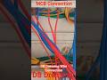 MCB Connection 😭 #shorts 👷 #mcb #electrical #wiring #wire