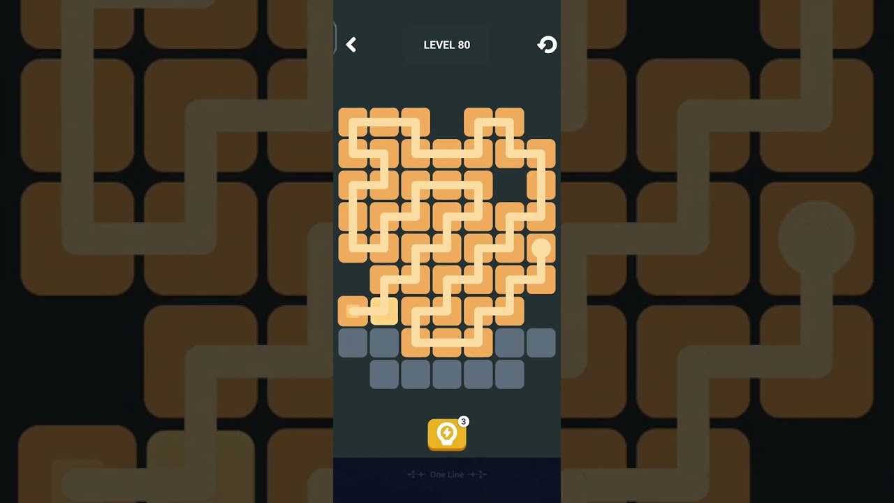 Block Blast One Line Level 80 Solution & Walkthrough | Puzzle Game (Android & iOS Shorts)