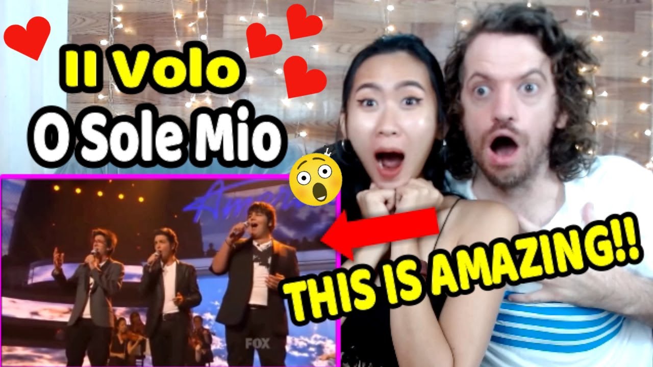SURPRISING Reaction to IL Volo - 'O Sole Mio | American Idol Live Performance